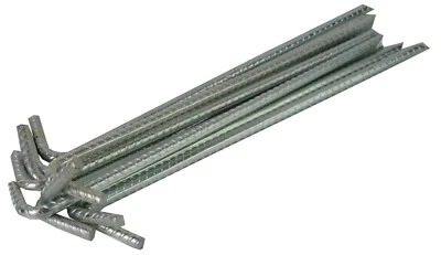 SAVAGE ISLAND Zeltstifte strapazierfähiger Stahl 300 mm x 8 mm Marquee Plane Markise Bodenpfähle