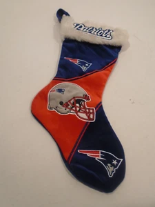New England Patriots Christmas Stocking Forever Collectibles Football Holiday - Picture 1 of 2