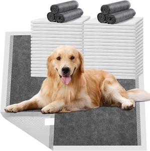 Dog Pee Pads Extra Large 28" X 34", 30 Count, Activated Carbon Charcoal Puppy Pa - Picture 1 of 12