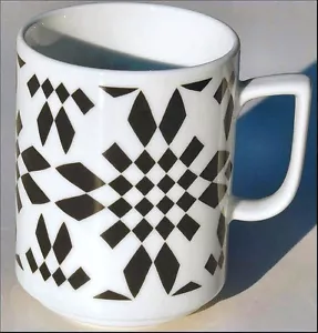 RHOMBUS BOPLA porcelain MAXITASSE Mug Maxicup - Picture 1 of 1