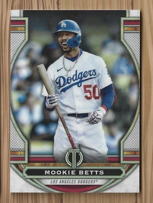 Mookie Betts 2023 Topps Tribute Base #45 Dodgers - Image 1 of 2