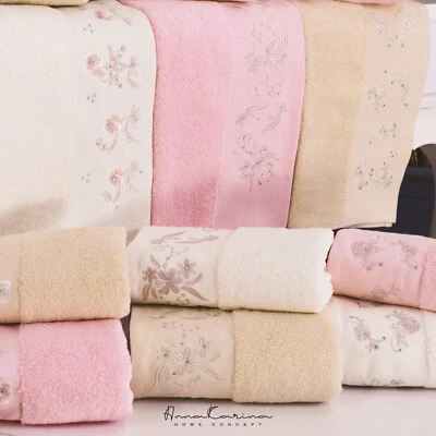 RANA Luxus Handtuch Handtücher Duschtuch Gästetücher Baumwolle Frotte 6er Set - Bild 1 von 4