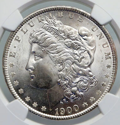 1900 O UNITED STATES of America SILVER Morgan US Dollar Coin EAGLE NGC i87446 - Image 1 of 4
