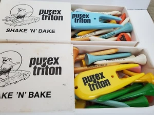 Vintage Golf Tees Purex Triton Shake ' N ' Bake Ball Marker Divot Tool 2 Boxes - Picture 1 of 7