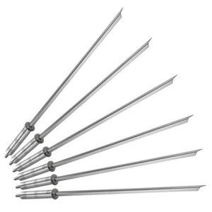 6er Set Edelstahl Spieße (Stärke 1,5 mm.; Spießlänge 500mm.) - Bild 1 von 4