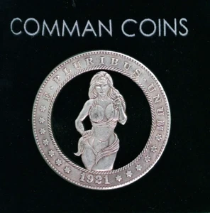 Hobo Cut Coin Super Hero Wonder Woman Sexy Comic US Fantasy American Art Dollar - Picture 1 of 9