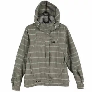 Helly Hansen Grau mit Kapuze Ski Jacke GRÖSSE XS - Bild 1 von 10
