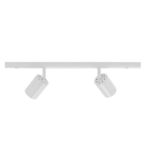 Faretto da soffitto a chiodo di zoccolo Uma 2 luci, bianco NUOVO - Foto 1 di 2