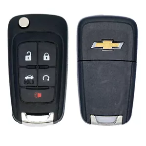 LIKE NEW OEM GM CHEVY CAMARO CRUZE IMPALA MALIBU FLIP KEY REMOTE FOB TRANSMITTER - Picture 1 of 8