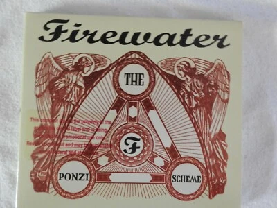 FIREWATER "Ponzi Scheme" BRAND NEW PROMO CD! NEVER PLAYED! HARD TO FIND! - Image 1 of 4