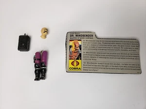 1986 G.I. Joe Dr. Mindbender (v1) Action Figure Body Parts and Card - Bild 1 von 4