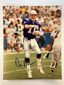 Foto autografiada de Drew Bledsoe 8X10 sin certificado de autenticidad - Imagen 1 de 3
