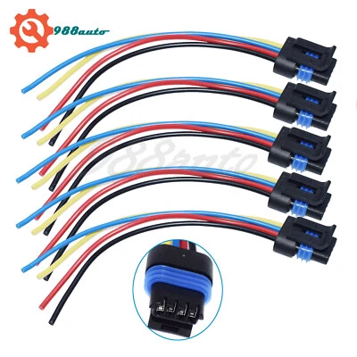 IAC Valve Connector Pigtail 4 way For Flat 92-04 GM Idle Air Control Valve 5pcs - Image 1 of 4