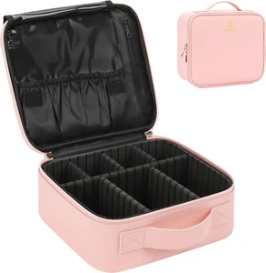 Travel Makeup Train Case Makeup Cosmetic Case Organizer - Picture 1 of 11