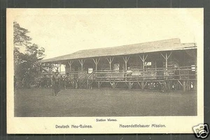 Estación Waveo Misión Alemana Papúa Nueva Guinea ca 1915 - Imagen 1 de 1