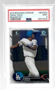 Oneal Oneil Cruz 2016 1st Bowman Chrome PSA 9 - Picture 1 of 1