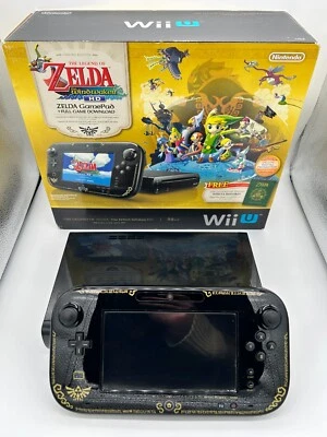 NINTENDO WII U THE LEGEND OF ZELDA WIND WAKER Console System Complete CIB WiiU - Image 1 of 4