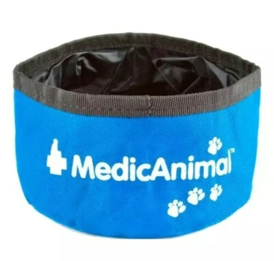 Dog Water Bowl foldable portable  Folds Nicely into Pocket - Image 1 of 4