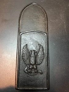 Antique Federal style match stick holder. With federal Eagle.Made of cast iron. - Picture 1 of 12