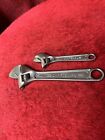 Vintage+Craftsman+Adjustable+Wrench+Lot+4%22+and+6%22+Made+in+USA+Pair