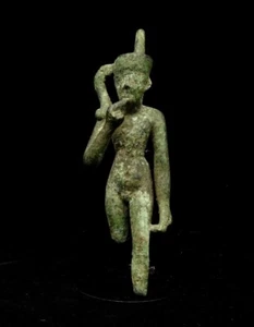 Dios Harpocrate Bronce - Egipto - Late Periodo 664/332 BC- Harpocrates Figura - Bild 1 von 10