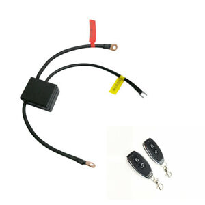 12V Motorcycle Battery Disconnect Isolator Master Switch w/Dual Remote Control