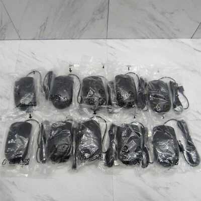 LOTE DE 10 NUEVO Genuino Dell Cableado USB Óptico 2 Botones Mouse de Desplazamiento 49PR0 MG46T Ratones Foto 1 de 4