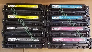 2 sets Virgin Empty HP CF380A - CF383A INTRO Toner Cartridges FREE SHIP 312A - Picture 1 of 1