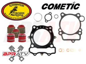 01-13 YZ250F YZ 250F 80mm Big Bore Top End Gaskets Cometic Gasket RED Seals Kit - Picture 1 of 11
