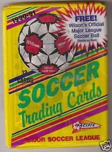 Pacific 1990-91 Major Soccer League Trading Cards Packs