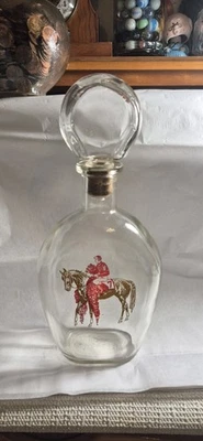 Vintage Heaven Hill Bourbon Whiskey Bottle, Horse Shoe Decanter,  Kentucky Derby - Image 1 of 4