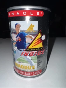 Pinnacle Inside 1997 Greg Maddux Cards in a Can Atlanta Braves New Sealed - Picture 1 of 6