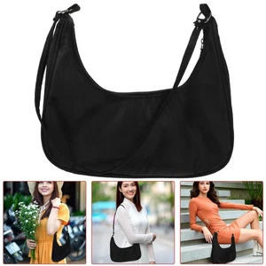 1 Stück tragbare modische Achseltasche Damenhandtasche stilvolle Schultertasche (schwarz) - Bild 1 von 12