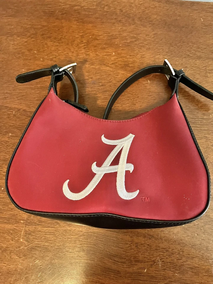 Sandol Alabama Carmesí Marea Rollo Marea Correa para el Hombro Cartera Mango Superior Bama Rush Foto 1 de 4