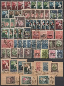 LETTONIIE - LATVIJA / 1918-1940 IMPORTANT LOT OBLITERE / 4 IMAGES - PETIT PRIX - Picture 1 of 4