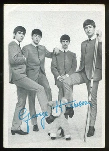 1964 Topps The Beatles (Blanco y negro) #10 George Harrison / Paul / Ringo / John - Imagen 1 de 2