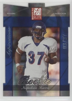 2002 Donruss Elite Rookie Aspirations Die-Cut /37 Napoleon Harris #188 - Image 1 of 2