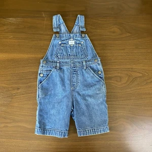 Vintage calvin klein CK jeans Overalls SZ M (6-9M) Light Wash Cargo 90s Wide Leg - Picture 1 of 13