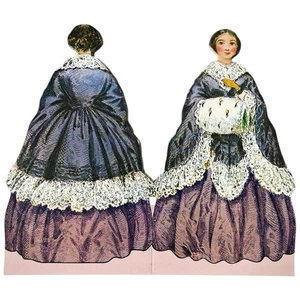 Smithsonian Institution National Museum Of Design Ca. 1880 Paper Dolls Lot Of 23 - Picture 1 of 5