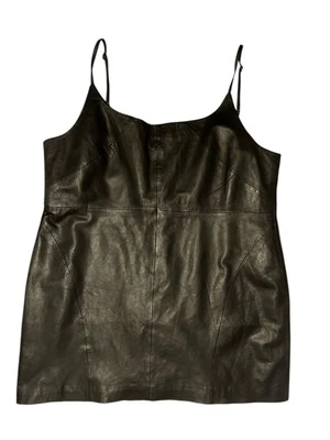 Mini vestido de cuero real de Nasty Girl 20 20W Foto 1 de 4