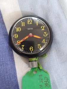 Vtg Smiths Mechancical Car Clock (Not Working 48mm Diameter With Magnet - Picture 1 of 5