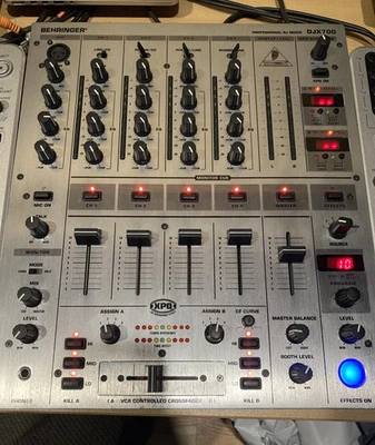 Behringer DJX700 Professional DJ Mixer (For Repair/Parts READ DESCRIPTION)  - Image 1 of 4