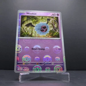 Woobat -  SV: White Flare Poke Ball Holo -  036/086 - Picture 1 of 2