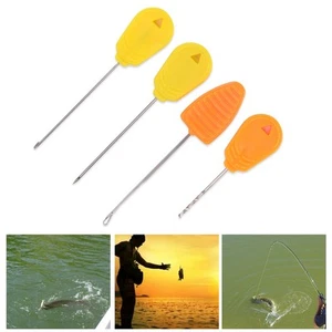 4Pcs/Set Carp Fishing Bait Baiting Drill Stringer Hook Needles Set Hair Rigs - Picture 1 of 14