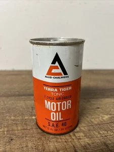 ACEITE DE MOTOR ALLIS CHALMERS LATA DE ACEITE ANTIGUA ~ STOCK ANTIGUO COMPLETO NUEVO (LEER) - Imagen 1 de 7