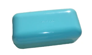 Tiffany & Co  Blue Sunglass Eye Glasses LARGE Hard Case Clamshell Storage Box - Picture 1 of 5