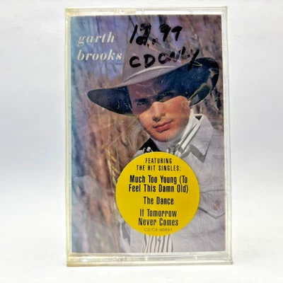 Garth Brooks - Garth Brooks - 1993 Cassette - Mint, SEALED w/Hype Sticker - Image 1 of 3