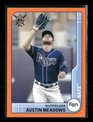 Austin Meadows 2021 Topps Big League Orange Tampa Bay Rays #133 - Image 1 of 2