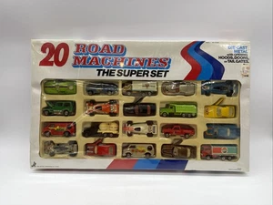 Vintage 1980s Die Cast Metal - 20 ROAD MACHINES SUPER SET Made In Honk Kong Rarität - Bild 1 von 23