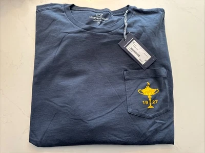 2025 Ryder Cup Bethpage Black Vineyard Vines Long Sleeve One pocket Shirt Sz XL - Image 1 of 4